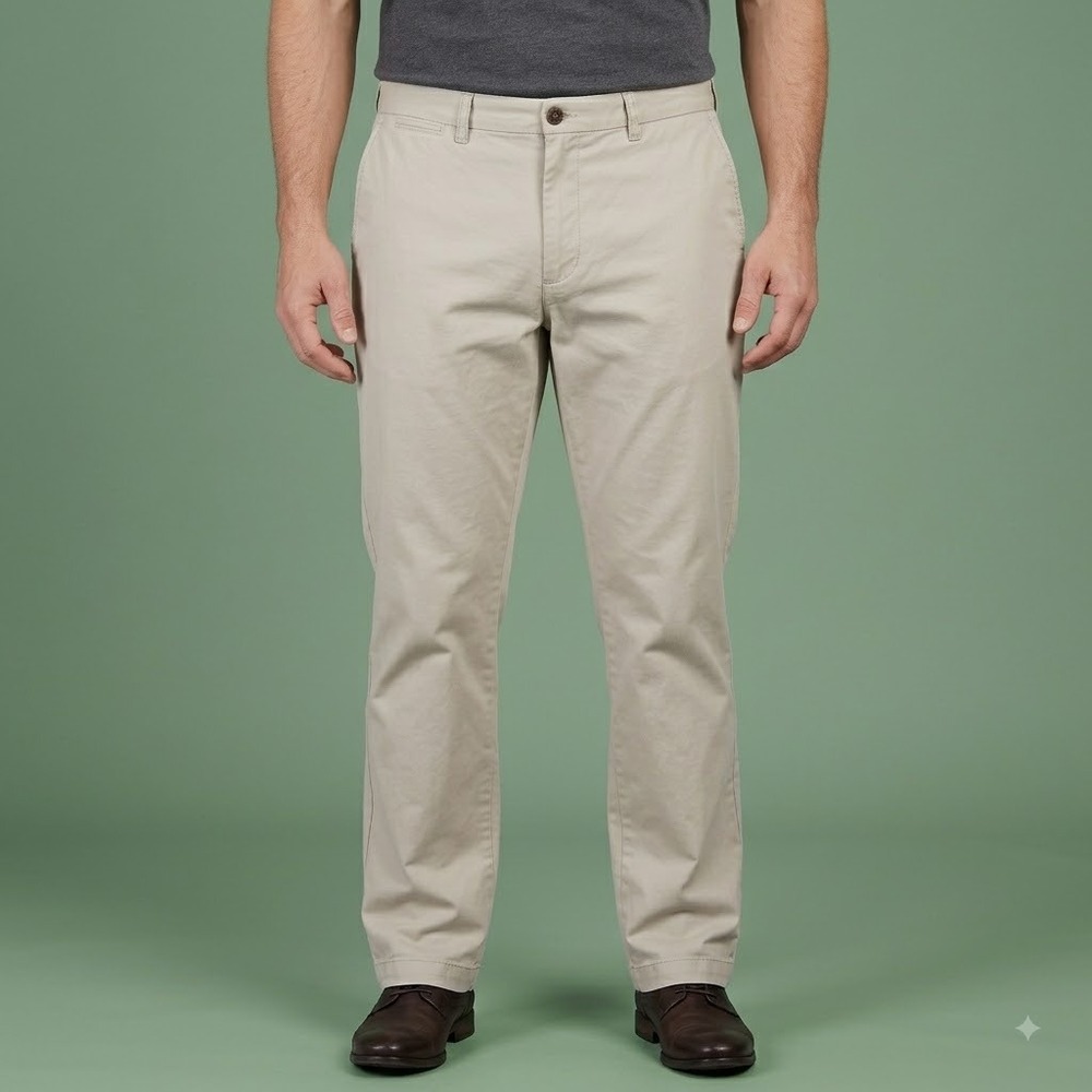 Tommy Hilfiger Men's Tailored Fit Chino Pants Sz‎ 40x30 Light Gray